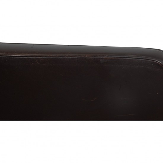 Børge Mogensen 2321 Lounge chair in dark brown leather