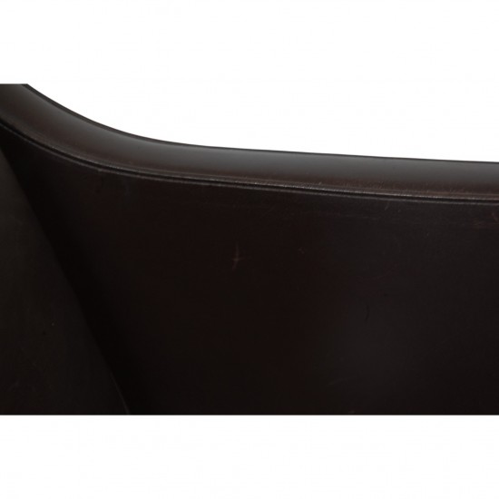 Børge Mogensen 2321 Lounge chair in dark brown leather