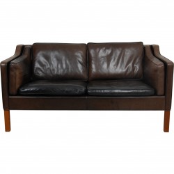 Børge Mogensen 2-personers 2212 sofa i patineret læder