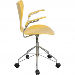 Arne Jacobsen gul 3217 kontorstol 2000