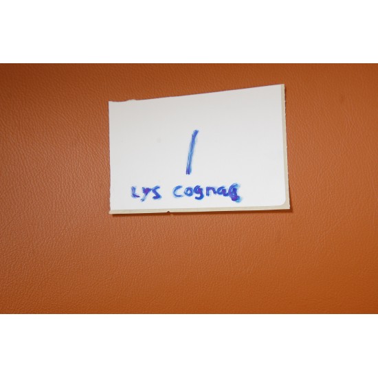 Arne Jacobsen Oxford mellemhøj kontorstol nybetrukket med Whisky classic læder