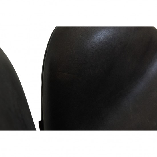 Arne Jacobsen Svane sofa i sort Grace læder 2019