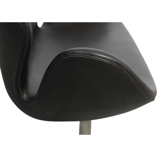 Arne Jacobsen Svane sofa i sort Grace læder 2019