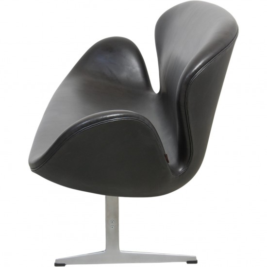 Arne Jacobsen Svane sofa i sort Grace læder 2019