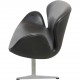 Arne Jacobsen Svane sofa i sort Grace læder 2019