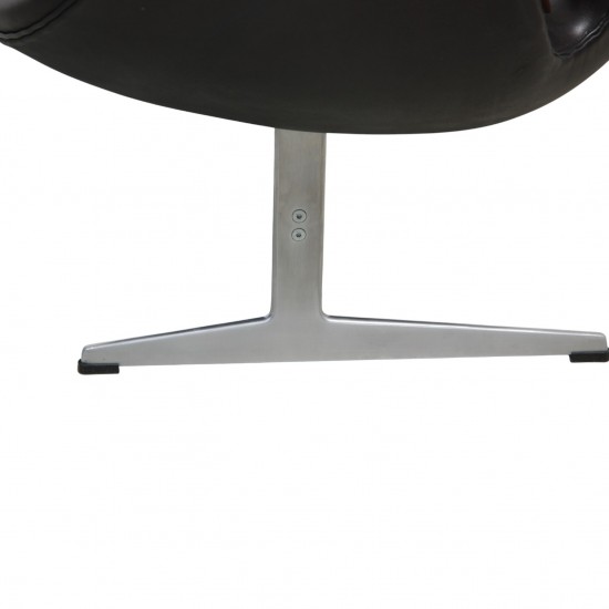 Arne Jacobsen Svane sofa i sort Grace læder 2019