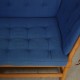Børge Mogensen Tremmesofa i blåt stof 1985