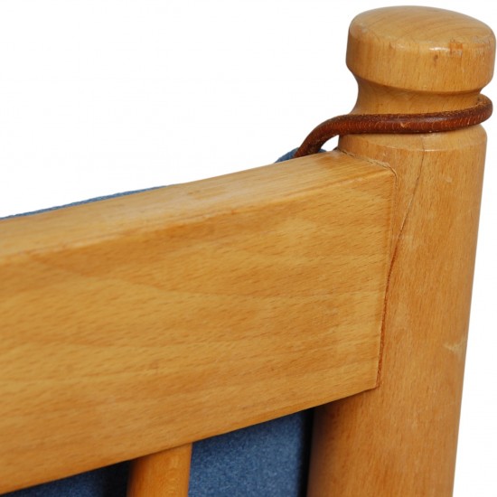 Børge Mogensen Tremmesofa i blåt stof 1985