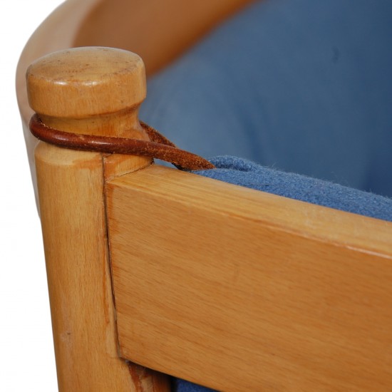 Børge Mogensen Tremmesofa i blåt stof 1985