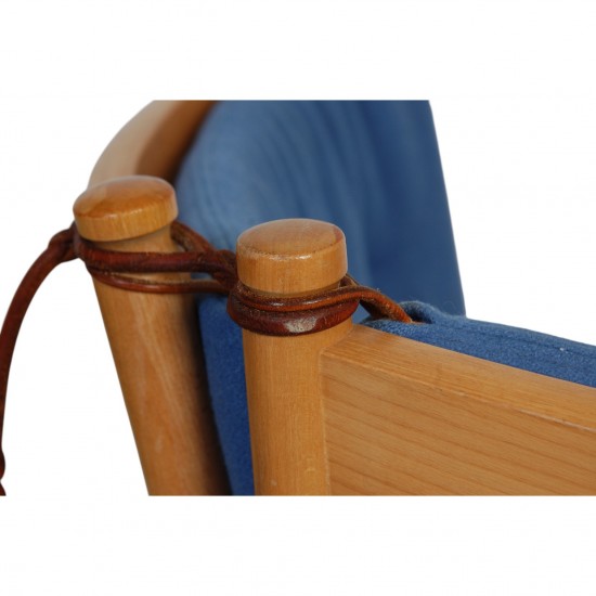 Børge Mogensen Tremmesofa i blåt stof 1985