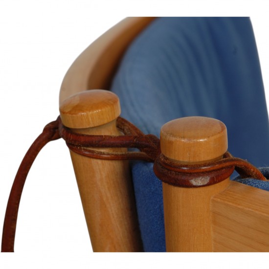 Børge Mogensen Tremmesofa i blåt stof 1985