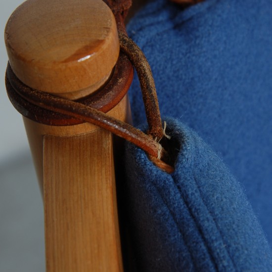 Børge Mogensen Tremmesofa i blåt stof 1985