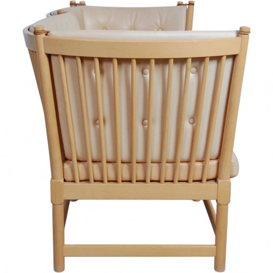 Børge Mogensen tremmesofa i natur læder 1987