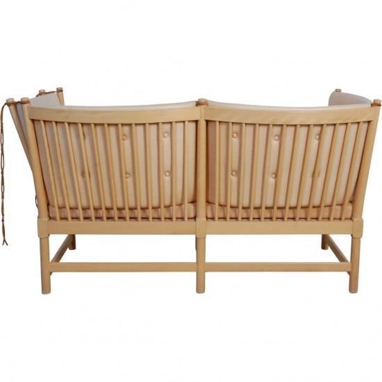 Børge Mogensen tremmesofa i natur læder 1987