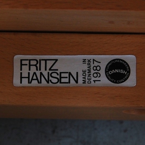 Børge Mogensen tremmesofa i natur læder 1987