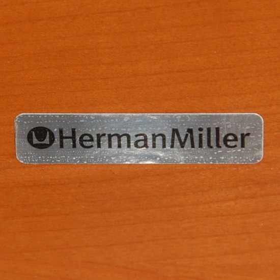 Charles Eames Lounge chair i sort læder 1990'erne