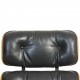 Charles Eames Lounge chair i sort læder 1990'erne