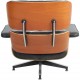 Charles Eames Lounge chair i sort læder 1990'erne