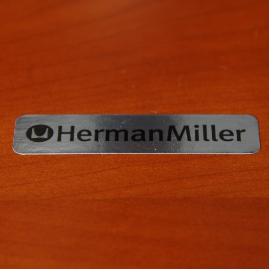 Charles Eames Lounge chair i sort læder 1990'erne