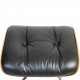 Charles Eames Lounge chair i sort læder 1990'erne