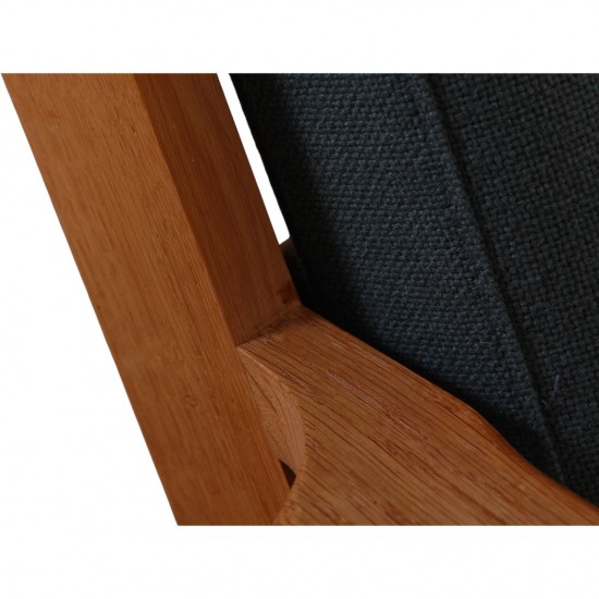 Hans Wegner GE-290 3-personers sofa i grønt stof