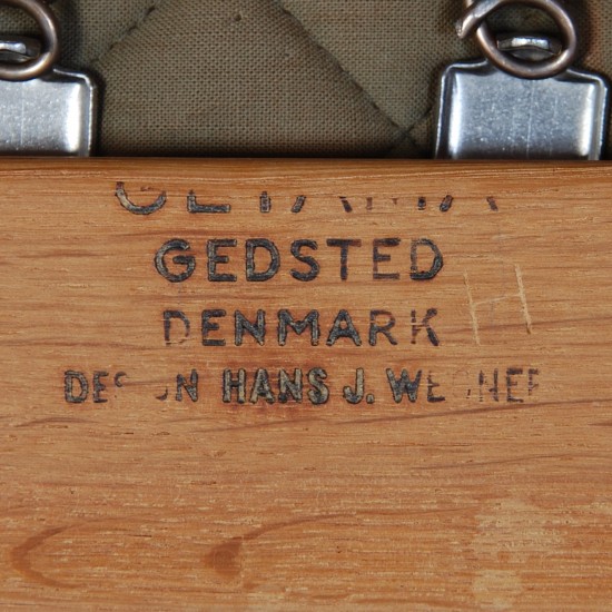 Hans Wegner GE-290 3-personers sofa i grønt stof