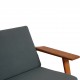 Hans Wegner GE-290 3-personers sofa i grønt stof