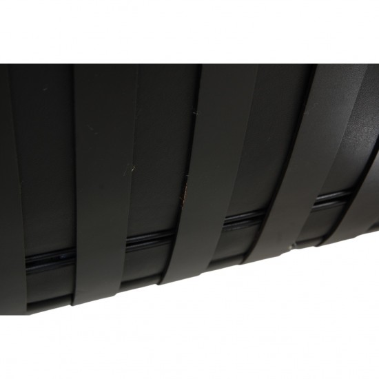 Ludwig Mies van der Rohe Barcelona stol i sort læder