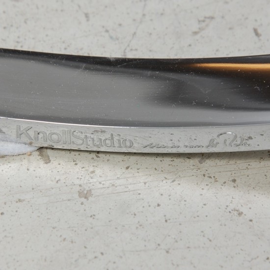 Ludwig Mies van der Rohe Barcelona stol i sort læder