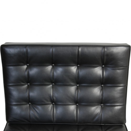 Ludwig Mies van der Rohe Barcelona chair in black leather