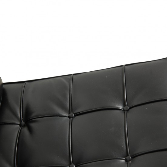 Ludwig Mies van der Rohe Barcelona chair in black leather