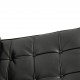 Ludwig Mies van der Rohe Barcelona chair in black leather