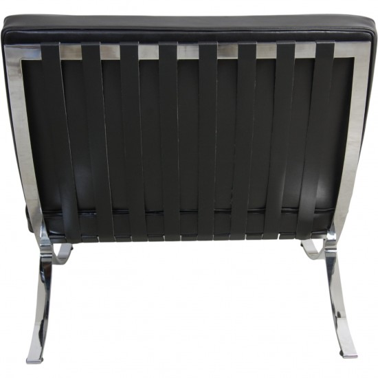 Ludwig Mies van der Rohe Barcelona chair in black leather