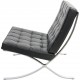 Ludwig Mies van der Rohe Barcelona chair in black leather