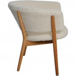 Nanna Ditzel Model 83 stol i lammeskind