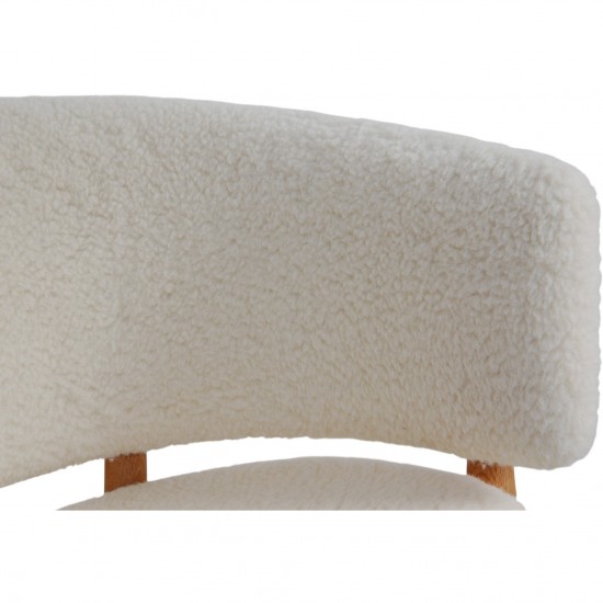 Nanna Ditzel Model 83 stol i lammeskind