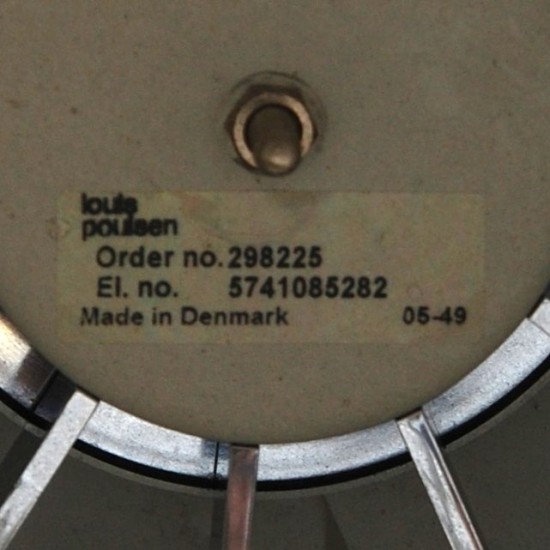 Poul Henningsen stål Kogle lampe 72 Cm 2005