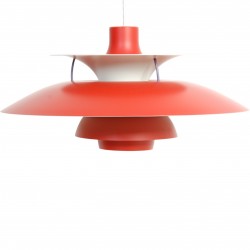 Poul Henningsen rød PH5 pendel