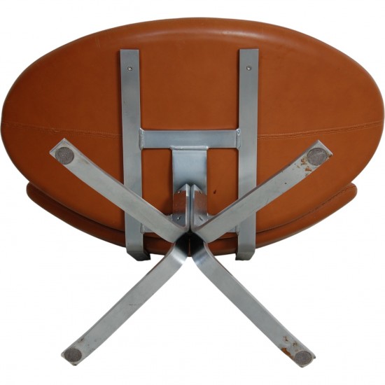 Erik Jørgensen Corona stol i cognac læder