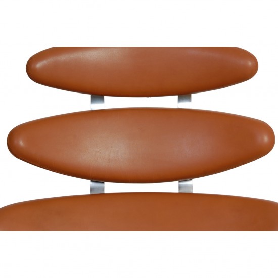 Erik Jørgensen Corona stol i cognac læder