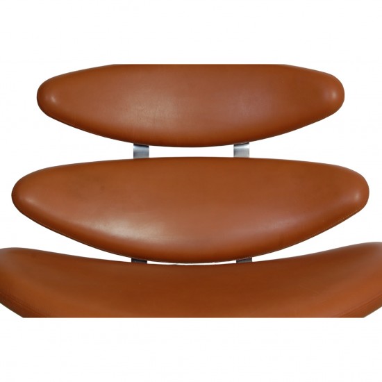 Erik Jørgensen Corona stol i cognac læder