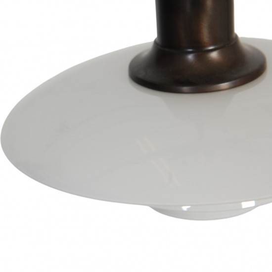 Set of 2 Poul Henningsen PH2/1 pendats browned brass 70s