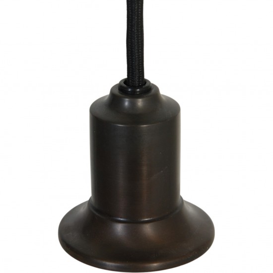 Set of 2 Poul Henningsen PH2/1 pendats browned brass 70s