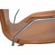 Arne Jacobsen 3207 Syver stol i cognac classic læder 1960'erne