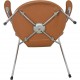 Arne Jacobsen 3207 Syver stol i cognac classic læder 1960'erne