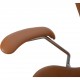 Arne Jacobsen 3207 Syver stol i cognac classic læder 1960'erne