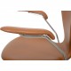 Arne Jacobsen 3207 Syver stol i cognac classic læder 1960'erne