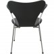 Arne Jacobsen 3207 Syver stol i sort Essential læder 2015