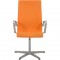 Arne Jacobsen 3243T medium ryg Oxford stol i gul Hallingdal 2006