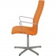 Arne Jacobsen 3243T medium ryg Oxford stol i gul Hallingdal 2006